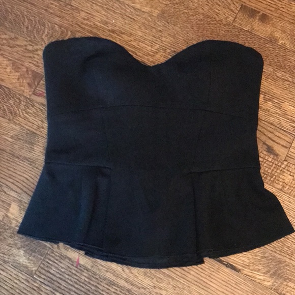 Babaton by Aritzia Graeme Peplum Bustier Top - Picture 3 of 5